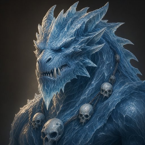 Portrait of the Ancient Frost Dragon