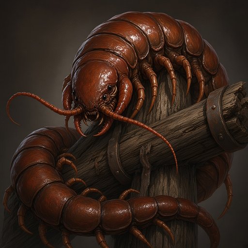 Portrait of the Giant Centipede
