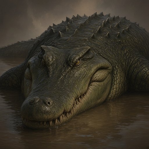 Portrait of the Giant Crocodile