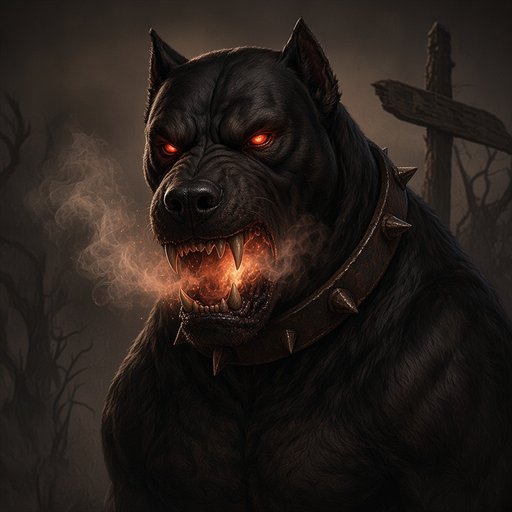 Portrait of the Infernal Hound