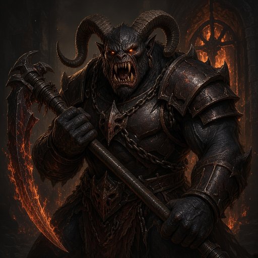 Portrait of the Infernal Guardian