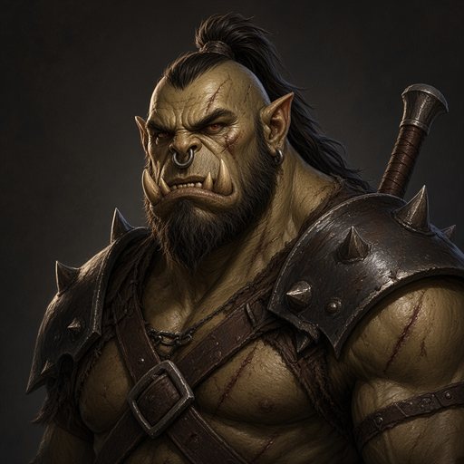 Portrait of the Orc Chief